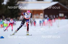 20.12.2014, Davos, Switzerland (SUI): Sadie Bjoernsen (USA), Fischer, Swix, Rottefella - FIS world cup cross-country, 10km women, Davos (SUI). www.nordicfocus.com. © Laiho/NordicFocus. Every downloaded picture is fee-liable.