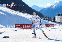 20.12.2014, Davos, Switzerland (SUI): Lars Nelson (SWE), Rossignol, Skigo, Rottefella, Craft - FIS world cup cross-country, 15km men, Davos (SUI). www.nordicfocus.com. © Laiho/NordicFocus. Every downloaded picture is fee-liable.
