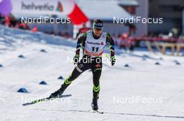 20.12.2014, Davos, Switzerland (SUI): Ivan Boiteux Perillat (FRA), One Way - FIS world cup cross-country, 15km men, Davos (SUI). www.nordicfocus.com. © Laiho/NordicFocus. Every downloaded picture is fee-liable.