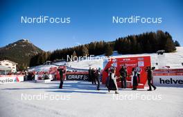 20.12.2014, Davos, Switzerland (SUI): flower ceremony - FIS world cup cross-country, 15km men, Davos (SUI). www.nordicfocus.com. © Laiho/NordicFocus. Every downloaded picture is fee-liable.