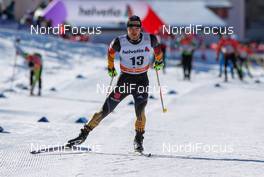 20.12.2014, Davos, Switzerland (SUI): Thomas Bing (GER), Rossignol, Leki, Rottefella, Adidas - FIS world cup cross-country, 15km men, Davos (SUI). www.nordicfocus.com. © Laiho/NordicFocus. Every downloaded picture is fee-liable.