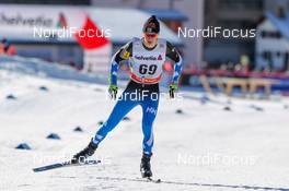 20.12.2014, Davos, Switzerland (SUI): Matti Heikkinen (FIN), Salomon, One Way - FIS world cup cross-country, 15km men, Davos (SUI). www.nordicfocus.com. © Laiho/NordicFocus. Every downloaded picture is fee-liable.