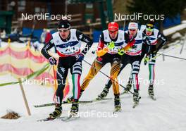 11.01.2014, Chaux-Neuve, France (FRA): Lukas Runggaldier (ITA), Fischer, Leki, Rottefella - FIS world cup nordic combined, individual gundersen HS118/10km, Chaux-Neuve (FRA). www.nordicfocus.com. © Becker/NordicFocus. Every downloaded picture is fee-liable.