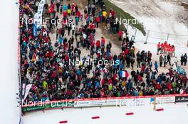 11.01.2014, Chaux-Neuve, France (FRA): spectators at the jumping hill - FIS world cup nordic combined, individual gundersen HS118/10km, Chaux-Neuve (FRA). www.nordicfocus.com. © Becker/NordicFocus. Every downloaded picture is fee-liable.