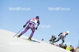 12.01.2014, Chaux-Neuve, France (FRA): Bryan Fletcher (USA), Taihei Kato (JPN), Fischer  - FIS world cup nordic combined, team sprint HS118/2x7.5km, Chaux-Neuve (FRA). www.nordicfocus.com. © Becker/NordicFocus. Every downloaded picture is fee-liable.