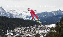17.01.2014, Seefeld, Austria (AUT): Manuel Faisst (GER) - FIS world cup nordic combined, individual gundersen HS109/5km, Seefeld (AUT). www.nordicfocus.com. © Felgenhauer/NordicFocus. Every downloaded picture is fee-liable.