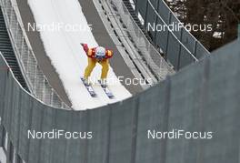18.01.2014, Seefeld, Austria (AUT): Jason Lamy Chappuis (FRA) - FIS world cup nordic combined, individual gundersen HS109/10km, Seefeld (AUT). www.nordicfocus.com. © Felgenhauer/NordicFocus. Every downloaded picture is fee-liable.