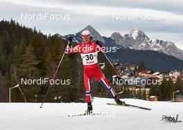 18.01.2014, Seefeld, Austria (AUT): Mikko Kokslien (NOR) - FIS world cup nordic combined, individual gundersen HS109/10km, Seefeld (AUT). www.nordicfocus.com. © Felgenhauer/NordicFocus. Every downloaded picture is fee-liable.
