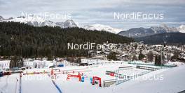 16.01.2014, Seefeld, Austria (AUT): Casino Austria arena of Seefeld ready for the training session - FIS world cup nordic combined, training, Seefeld (AUT). www.nordicfocus.com. © Felgenhauer/NordicFocus. Every downloaded picture is fee-liable.