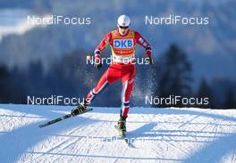 25.01.2014, Oberstdorf, Germany (GER): Jan Schmid (NOR), Fischer, Start, Rottefella - FIS world cup nordic combined, team HS137/4x5km, Oberstdorf (GER). www.nordicfocus.com. © Laiho/NordicFocus. Every downloaded picture is fee-liable.