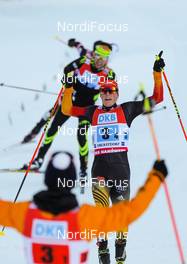 25.01.2014, Oberstdorf, Germany (GER): Eric Frenzel (GER), Fischer, Leki, Salomon, Adidas - FIS world cup nordic combined, team HS137/4x5km, Oberstdorf (GER). www.nordicfocus.com. © Laiho/NordicFocus. Every downloaded picture is fee-liable.