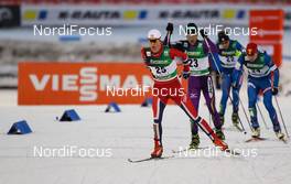 28.02.2014, Lahti, Finland (FIN): Joergen Graabak (NOR), Fischer, Swix, Alpina, Rottefella - FIS world cup nordic combined, individual gundersen HS130/10km, Lahti (FIN). www.nordicfocus.com. © Laiho/NordicFocus. Every downloaded picture is fee-liable.