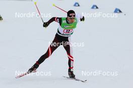 01.03.2014, Lahti, Finland (FIN): Mario Stecher (AUT), Madshus, Leki, Rottefella, Loeffler - FIS world cup nordic combined, team sprint HS130/2x7.5km, Lahti (FIN). www.nordicfocus.com. © Laiho/NordicFocus. Every downloaded picture is fee-liable.