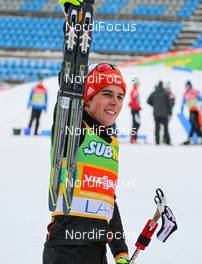 01.03.2014, Lahti, Finland (FIN): Johannes Rydzek (GER), Fischer, Swix, Rottefella, Adidas - FIS world cup nordic combined, team sprint HS130/2x7.5km, Lahti (FIN). www.nordicfocus.com. © Laiho/NordicFocus. Every downloaded picture is fee-liable.