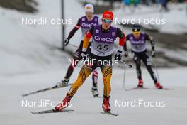 06.03.2014, Trondheim, Norway (NOR): Jakob Lange (GER), Fischer - FIS world cup nordic combined, individual gundersen HS138/10km, Trondheim (NOR). www.nordicfocus.com. © Laiho/NordicFocus. Every downloaded picture is fee-liable.
