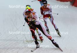 12.02.2014, Sochi, Russia (RUS): Christoph Bieler (AUT), Madshus, Leki, Rottefella, Loeffler - XXII. Olympic Winter Games Sochi 2014, nordic combined, individual gundersen HS106/10km, Sochi (RUS). www.nordicfocus.com. © NordicFocus. Every downloaded picture is fee-liable.