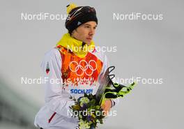 18.02.2014, Sochi, Russia (RUS): Fabian Riessle (GER), Fischer, One Way, Rottefella, Adidas - XXII. Olympic Winter Games Sochi 2014, nordic combined, individual gundersen HS140/10km, Sochi (RUS). www.nordicfocus.com. © NordicFocus. Every downloaded picture is fee-liable.