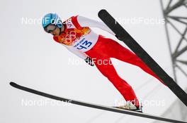 18.02.2014, Sochi, Russia (RUS): Jason Lamy Chappuis (FRA), Salomon, Swix, One Way - XXII. Olympic Winter Games Sochi 2014, nordic combined, individual gundersen HS140/10km, Sochi (RUS). www.nordicfocus.com. © NordicFocus. Every downloaded picture is fee-liable.