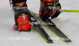 18.02.2014, Sochi, Russia (RUS): Alpina shoes and Rottefella bindings - XXII. Olympic Winter Games Sochi 2014, nordic combined, individual gundersen HS140/10km, Sochi (RUS). www.nordicfocus.com. © NordicFocus. Every downloaded picture is fee-liable.