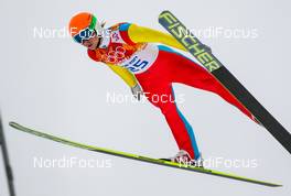 18.02.2014, Sochi, Russia (RUS): Marjan Jelenko (SLO), Fischer, Swix, Alpina, Rottefella, Odlo - XXII. Olympic Winter Games Sochi 2014, nordic combined, individual gundersen HS140/10km, Sochi (RUS). www.nordicfocus.com. © NordicFocus. Every downloaded picture is fee-liable.