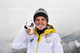 21.02.2014, Sochi, Russia (RUS): Fabian Riessle (GER) - XXII. Olympic Winter Games Sochi 2014, nordic combined, medals, Sochi (RUS). www.nordicfocus.com. © NordicFocus. Every downloaded picture is fee-liable.