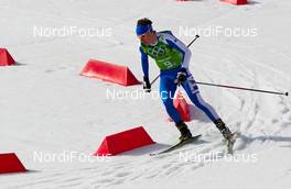 20.02.2014, Sochi, Russia (RUS): Armin Bauer (ITA), Fischer - XXII. Olympic Winter Games Sochi 2014, nordic combined, team HS140/4x5km, Sochi (RUS). www.nordicfocus.com. © NordicFocus. Every downloaded picture is fee-liable.