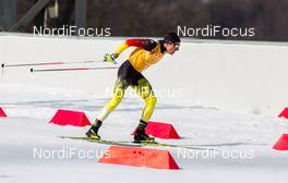 20.02.2014, Sochi, Russia (RUS): Johannes Rydzek (GER), Fischer, Swix, Rottefella, Adidas - XXII. Olympic Winter Games Sochi 2014, nordic combined, team HS140/4x5km, Sochi (RUS). www.nordicfocus.com. © NordicFocus. Every downloaded picture is fee-liable.