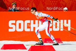 20.02.2014, Sochi, Russia (RUS): Sebastian Lacroix (FRA), Salomon, One Way - XXII. Olympic Winter Games Sochi 2014, nordic combined, team HS140/4x5km, Sochi (RUS). www.nordicfocus.com. © NordicFocus. Every downloaded picture is fee-liable.