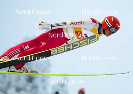 30.11.2014, Ruka, Finland (FIN): Johannes Rydzek (GER), Fischer, Swix, Rottefella, Adidas - FIS world cup nordic combined, team sprint HS142/2x7.5km, Ruka (FIN). www.nordicfocus.com. © Laiho/NordicFocus. Every downloaded picture is fee-liable.