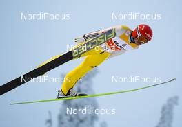 30.11.2014, Ruka, Finland (FIN): Fabian Riessle (GER), Fischer, One Way, Rottefella, Adidas - FIS world cup nordic combined, team sprint HS142/2x7.5km, Ruka (FIN). www.nordicfocus.com. © Laiho/NordicFocus. Every downloaded picture is fee-liable.