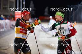 29.11.2014, Ruka, Finland (FIN): (l-r) - FIS world cup nordic combined, team sprint HS142/2x7.5km, Ruka (FIN). www.nordicfocus.com. © Felgenhauer/NordicFocus. Every downloaded picture is fee-liable.