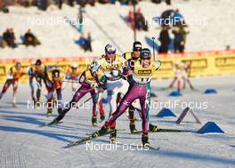 06.12.2014, Lillehammer, Norway (NOR): Haavard Klemetsen (NOR), Akito Watabe (JPN), (l-r)  - FIS world cup nordic combined, individual gundersen HS100/10km, Lillehammer (NOR). www.nordicfocus.com. © Felgenhauer/NordicFocus. Every downloaded picture is fee-liable.