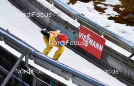 20.12.2014, Ramsau, Austria (AUT): Fabian  Riessle  (GER) - FIS world cup nordic combined, team sprint HS98/2x7.5km, Ramsau (AUT). www.nordicfocus.com. © Felgenhauer/NordicFocus. Every downloaded picture is fee-liable.