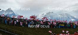 06.01.2014, Bischofshofen, Austria (AUT): flags - FIS world cup ski jumping, four hills tournament, individual HS140, Bischofshofen (AUT). www.nordicfocus.com. © Laiho/NordicFocus. Every downloaded picture is fee-liable.