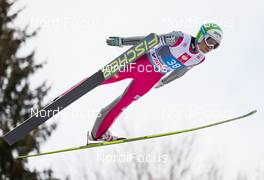 06.01.2014, Bischofshofen, Austria (AUT): Jernej Damjan (SLO), Fischer - FIS world cup ski jumping, four hills tournament, individual HS140, Bischofshofen (AUT). www.nordicfocus.com. © Laiho/NordicFocus. Every downloaded picture is fee-liable.