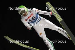16.01.2014, Wisla, Poland (POL): Jernej Damjan, (SLO), Fischer - FIS world cup ski jumping, individual HS134, Wisla (POL). www.nordicfocus.com. © Domanski/NordicFocus. Every downloaded picture is fee-liable.