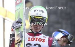 16.01.2014, Wisla, Poland (POL): Peter Prevc (SLO), Elan - FIS world cup ski jumping, individual HS134, Wisla (POL). www.nordicfocus.com. © Domanski/NordicFocus. Every downloaded picture is fee-liable.