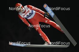 16.01.2014, Wisla, Poland (POL): Andreas Wellinger (GER), Fluege.de - FIS world cup ski jumping, individual HS134, Wisla (POL). www.nordicfocus.com. © Domanski/NordicFocus. Every downloaded picture is fee-liable.