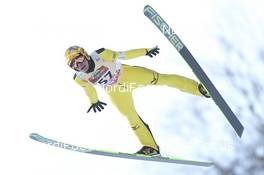 02.02.2014, Willingen, Germany (GER): Noriaki Kasai (JPN), Fischer - FIS world cup ski jumping, individual HS145, Willingen (GER). www.nordicfocus.com. © Domanski/NordicFocus. Every downloaded picture is fee-liable.