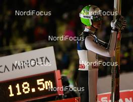 01.03.2014, Lahti, Finland (FIN): Peter Prevc (SLO) - FIS world cup ski jumping, team HS130, Lahti (FIN). www.nordicfocus.com. © Laiho/NordicFocus. Every downloaded picture is fee-liable.