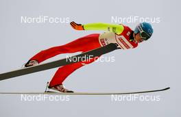 07.03.2014, Trondheim, Norway (NOR): Jan Ziobro (POL) - FIS world cup ski jumping, individual HS138, Trondheim (NOR). www.nordicfocus.com. © Laiho/NordicFocus. Every downloaded picture is fee-liable.