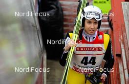 07.03.2014, Trondheim, Norway (NOR): Simon Ammann (SUI), Fischer - FIS world cup ski jumping, individual HS138, Trondheim (NOR). www.nordicfocus.com. © Laiho/NordicFocus. Every downloaded picture is fee-liable.