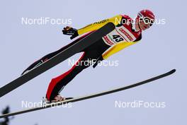 07.03.2014, Trondheim, Norway (NOR): Andreas Wellinger (GER), Fluege.de - FIS world cup ski jumping, individual HS138, Trondheim (NOR). www.nordicfocus.com. © Laiho/NordicFocus. Every downloaded picture is fee-liable.