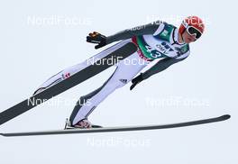 09.03.2014, Oslo, Norway (NOR): Andreas Wellinger (GER), Fluege.de - FIS world cup ski jumping, individual HS134, Oslo (NOR). www.nordicfocus.com. © Laiho/NordicFocus. Every downloaded picture is fee-liable.