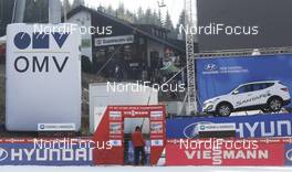 14.03.2014, Harrachov, Czech Republic (CZE): a hyundai is seen at the venue - FIS ski flying world championships, ski jumping, individual HS205, Harrachov (CZE). www.nordicfocus.com. © Domanski/NordicFocus. Every downloaded picture is fee-liable.