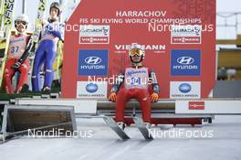 14.03.2014, Harrachov, Czech Republic (CZE): Kamil Stoch (POL), Fischer - FIS ski flying world championships, ski jumping, individual HS205, Harrachov (CZE). www.nordicfocus.com. © Domanski/NordicFocus. Every downloaded picture is fee-liable.