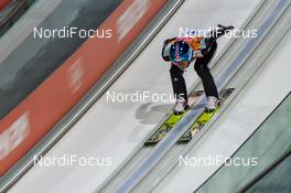 08.02.2014, Sochi, Russia (RUS): Gregor Deschwanden (SUI), Fischer - XXII. Olympic Winter Games Sochi 2014, ski jumping, individual HS106, qualification, Sochi (RUS). www.nordicfocus.com. © NordicFocus. Every downloaded picture is fee-liable.