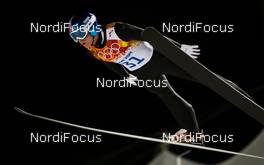 09.02.2014, Sochi, Russia (RUS): Anders Fannemel (NOR), Fluege.de - XXII. Olympic Winter Games Sochi 2014, ski jumping, individual HS106, Sochi (RUS). www.nordicfocus.com. © NordicFocus. Every downloaded picture is fee-liable.