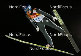 09.02.2014, Sochi, Russia (RUS): Michael Hayboeck (AUT), Fischer - XXII. Olympic Winter Games Sochi 2014, ski jumping, individual HS106, Sochi (RUS). www.nordicfocus.com. © NordicFocus. Every downloaded picture is fee-liable.