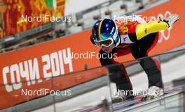 09.02.2014, Sochi, Russia (RUS): Andreas Wellinger (GER), Fluege.de - XXII. Olympic Winter Games Sochi 2014, ski jumping, individual HS106, Sochi (RUS). www.nordicfocus.com. © NordicFocus. Every downloaded picture is fee-liable.